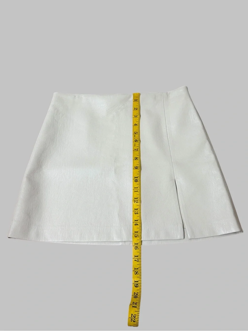 Sunday Best Aritzia White Vegan Leather Mini Skirt